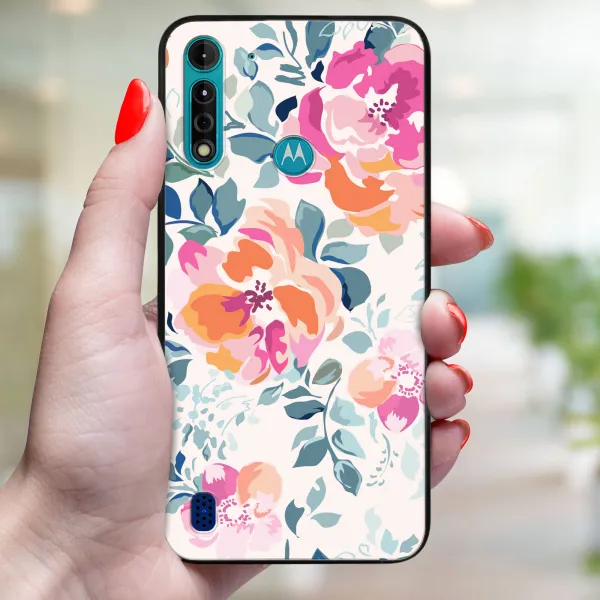 MY ART Ochranný kryt pre Motorola Moto G8 Power Lite BLOSSOM (160)