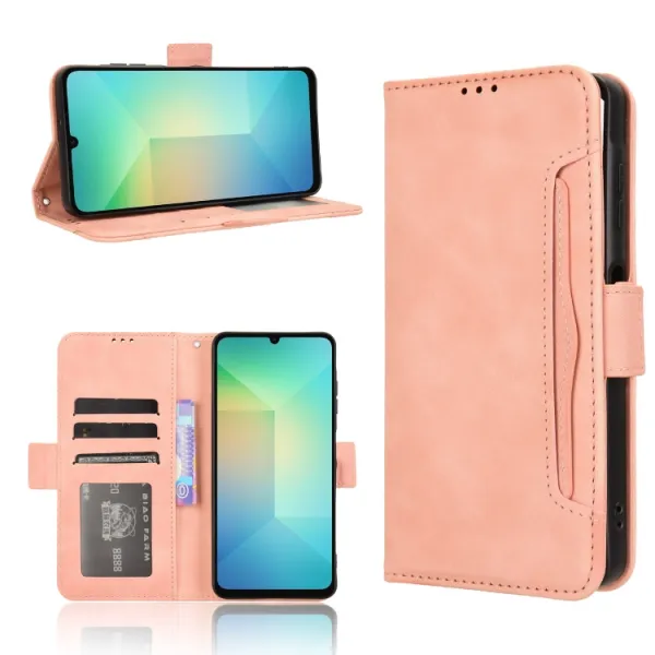 SLOT Peňaženkový obal pre Samsung Galaxy A06 ružový