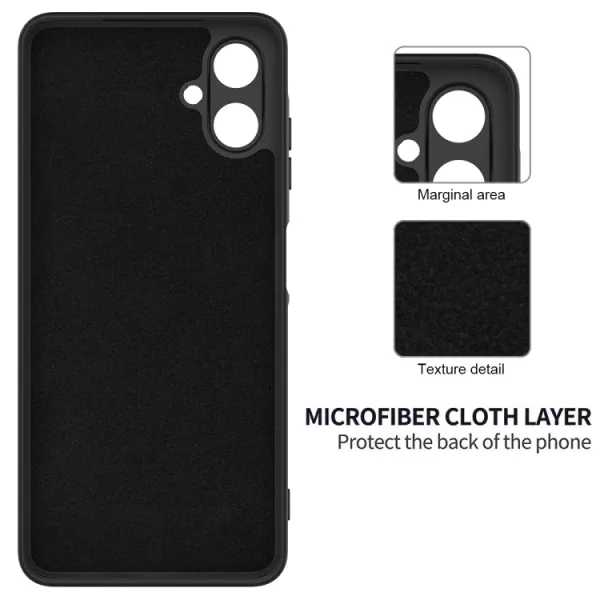 RUBBER Ochranný obal pre Samsung Galaxy A06 čierny