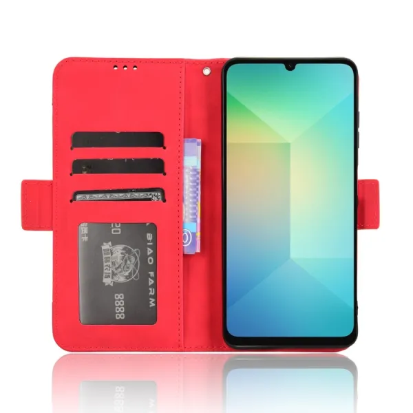 SLOT Peňaženkový obal pre Samsung Galaxy A06 červený