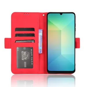 SLOT Peňaženkový obal pre Samsung Galaxy A06 červený