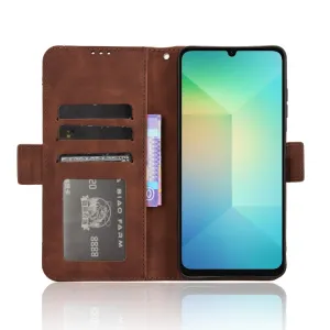SLOT Peňaženkový obal pre Samsung Galaxy A06 hnedý