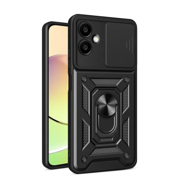 RING CAMERA Kryt s držiakom pre Samsung Galaxy A06 čierny