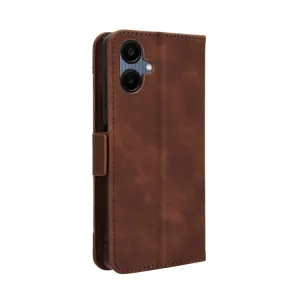 SLOT Peňaženkový obal pre Samsung Galaxy A06 hnedý