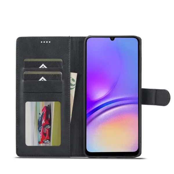 IMEEKE Peňaženkový obal pre Samsung Galaxy A06 čierny