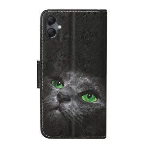 ART Peňaženkový kryt pre Samsung Galaxy A06 BLACK CAT