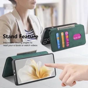 CASENEO MAGSAFE Peňaženkový obal 2v1 Vivo V40 Lite 5G zelený