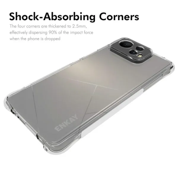 ENKAY AIRBAG Extra odolný kryt Asus Zenfone 12 Ultra priehľadný