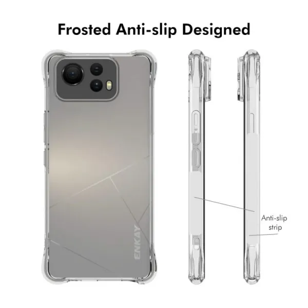 ENKAY AIRBAG Extra odolný kryt Asus Zenfone 12 Ultra priehľadný