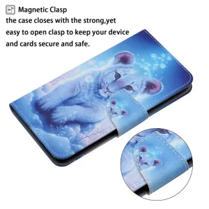 ART Peňaženkový kryt pre Xiaomi Redmi Note 14 Pro 5G SNOW LEOPARD