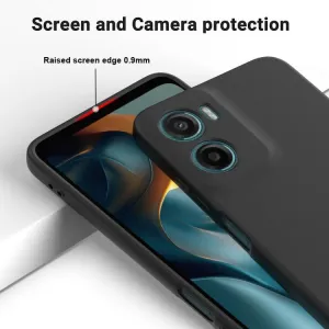 RUBBER Ochranný kryt pre Motorola Moto G05 / Moto E15 čierny