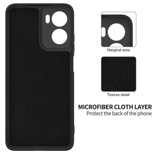 RUBBER Ochranný kryt pre Motorola Moto G05 / Moto E15 čierny
