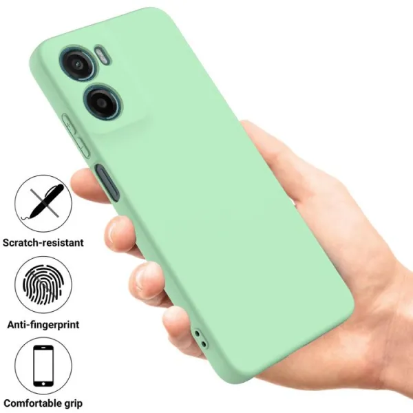 RUBBER Ochranný kryt pre Motorola Moto G05 / Moto E15 zelený