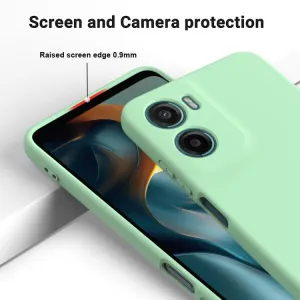 RUBBER Ochranný kryt pre Motorola Moto G05 / Moto E15 zelený