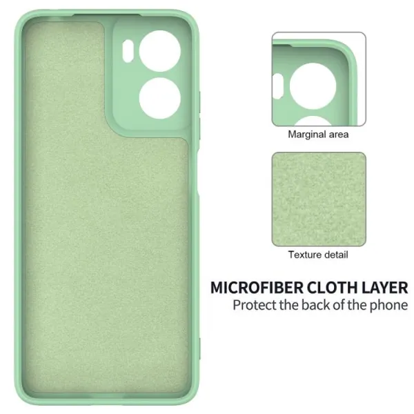 RUBBER Ochranný kryt pre Motorola Moto G05 / Moto E15 zelený