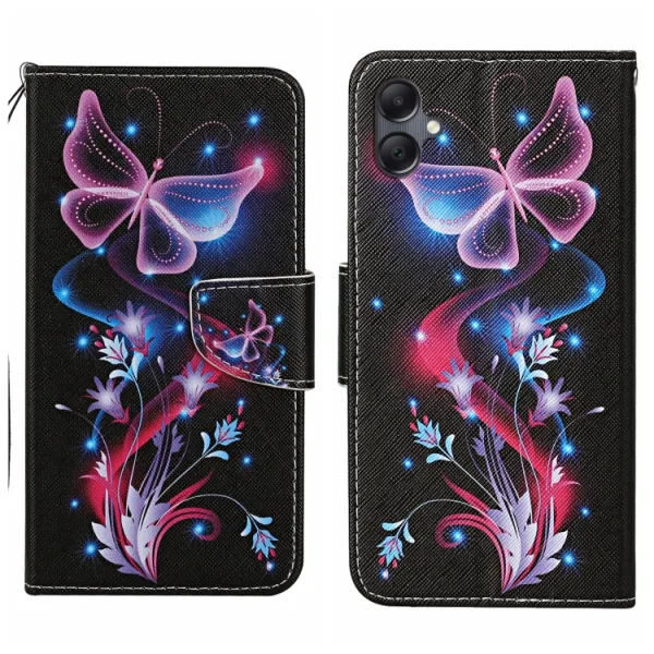 ART Peňaženkový kryt pre Samsung Galaxy A06 FLYING BUTTERFLY