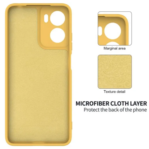 RUBBER Ochranný kryt pre Motorola Moto G05 / Moto E15 žltý