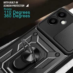 RING CAMERA Kryt s držiakom pre Samsung Galaxy A06 modrý