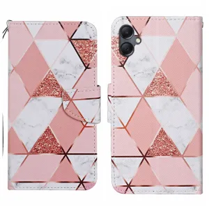 ART Peňaženkový kryt pre Samsung Galaxy A06 PINK MARBLE