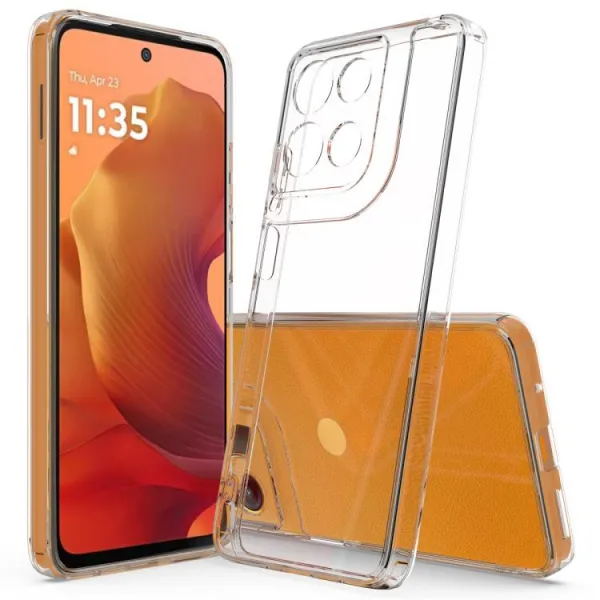 SHOCK Extra odolný kryt Motorola Moto G15 / G15 Power / G17 / G17 Power priehľadný
