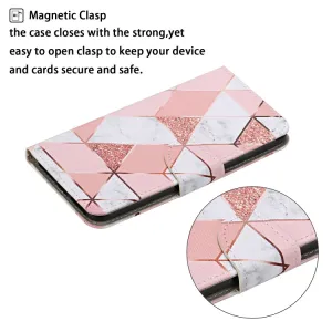 ART Peňaženkový kryt pre Samsung Galaxy A06 PINK MARBLE