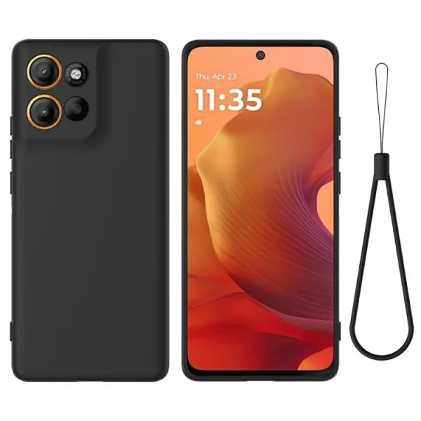 RUBBER Ochranný obal pre Motorola Moto G86 5G čierny