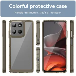 CRYSTAL Ochranný kryt pre Motorola Moto G15 / G15 Power / G17 / G17 Power šedý