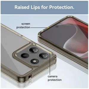 CRYSTAL Ochranný kryt pre Motorola Moto G15 / G15 Power / G17 / G17 Power šedý