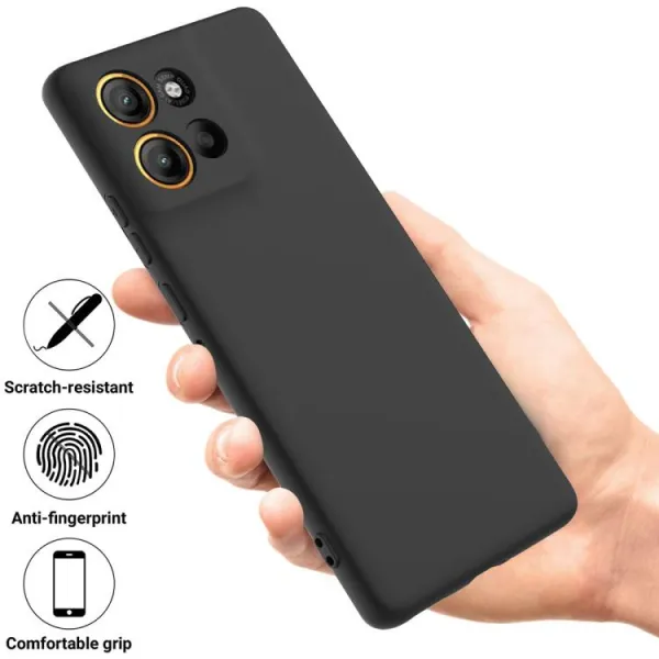 RUBBER Ochranný obal pre Motorola Moto G86 5G čierny