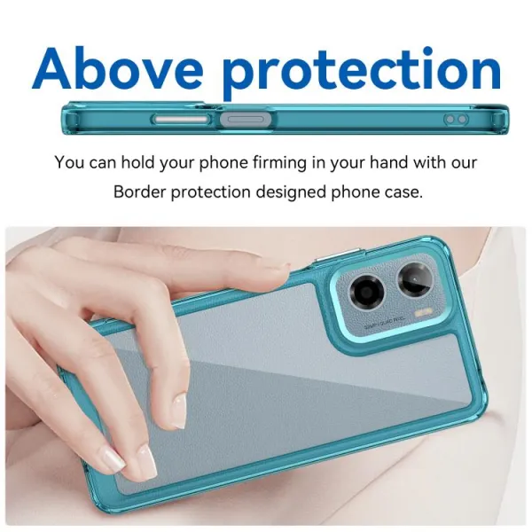 CRYSTAL Ochranný kryt pre Motorola Moto G05 / Moto E15 tyrkysový
