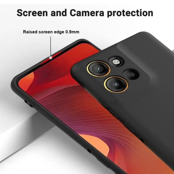 RUBBER Ochranný obal pre Motorola Moto G86 5G čierny