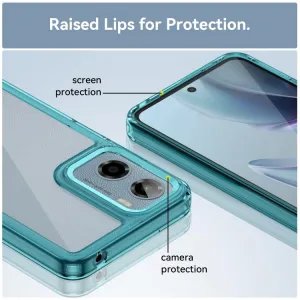 CRYSTAL Ochranný kryt pre Motorola Moto G05 / Moto E15 tyrkysový