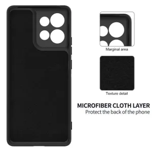 RUBBER Ochranný obal pre Motorola Moto G86 5G čierny