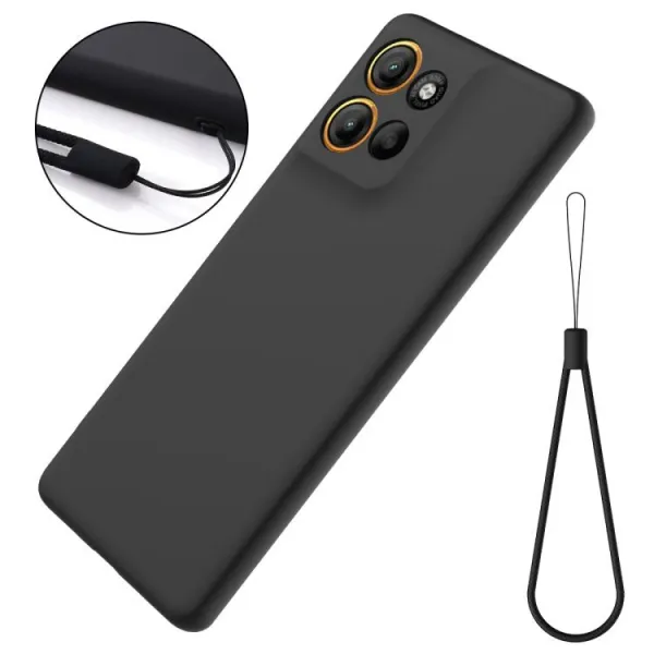 RUBBER Ochranný obal pre Motorola Moto G86 5G čierny