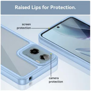 CRYSTAL Ochranný kryt pre Motorola Moto G05 / Moto E15 modrý