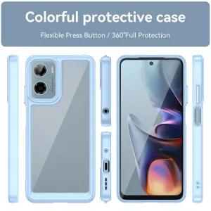CRYSTAL Ochranný kryt pre Motorola Moto G05 / Moto E15 modrý