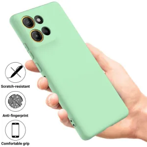 RUBBER Ochranný obal pre Motorola Moto G56 5G zelený