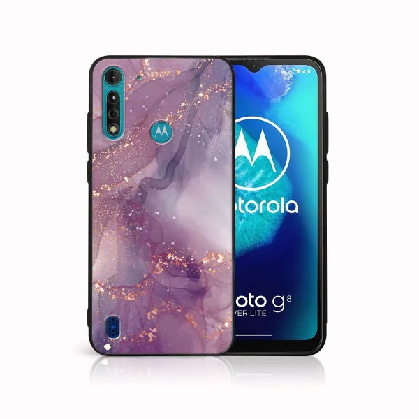 MY ART Ochranný kryt pre Motorola Moto G8 Power Lite PURPLE (148)
