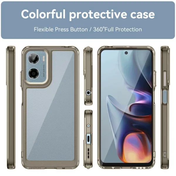 CRYSTAL Ochranný kryt pre Motorola Moto G05 / Moto E15 šedý