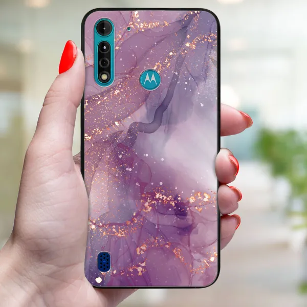 MY ART Ochranný kryt pre Motorola Moto G8 Power Lite PURPLE (148)