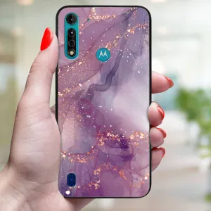 MY ART Ochranný kryt pre Motorola Moto G8 Power Lite PURPLE (148)