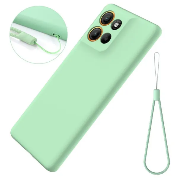 RUBBER Ochranný obal pre Motorola Moto G56 5G zelený