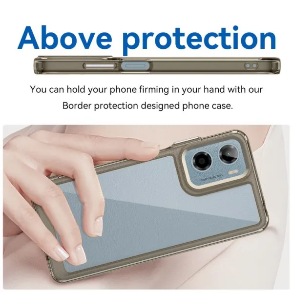 CRYSTAL Ochranný kryt pre Motorola Moto G05 / Moto E15 šedý