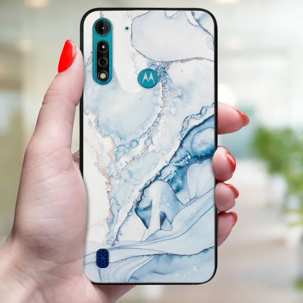 MY ART Ochranný kryt pre Motorola Moto G8 Power Lite LIGHT BLUE (149)