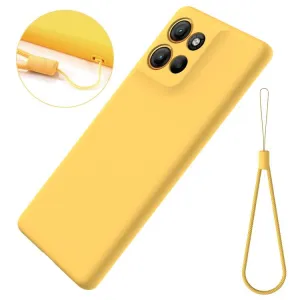 RUBBER Ochranný obal pre Motorola Moto G56 5G žltý