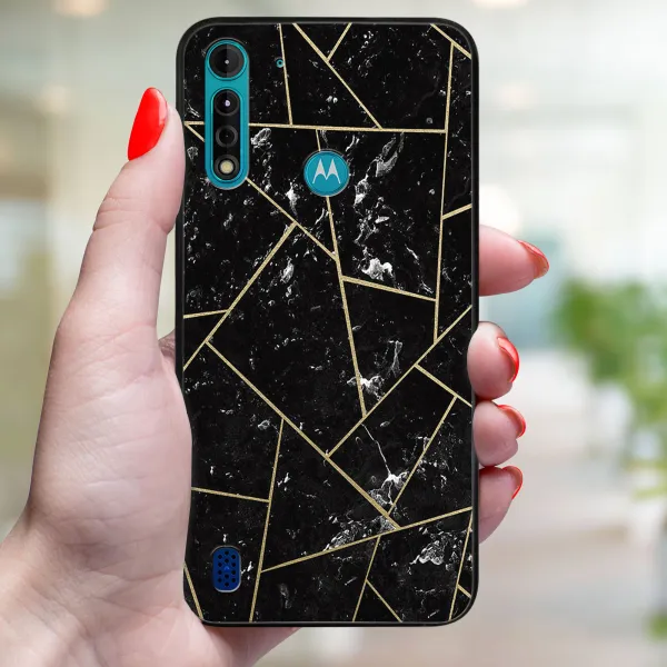 MY ART Ochranný kryt pre Motorola Moto G8 Power Lite POLYGONAL (150)