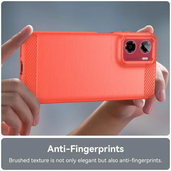 FLEXI TPU Ochranný kryt Motorola Moto G05 / Moto E15 červený