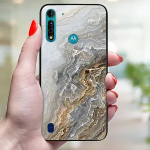 MY ART Ochranný kryt pre Motorola Moto G8 Power Lite BEIGE (151)