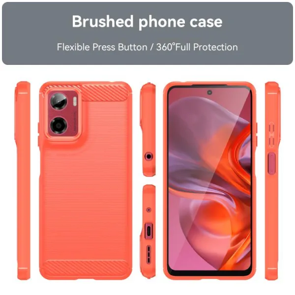FLEXI TPU Ochranný kryt Motorola Moto G05 / Moto E15 červený
