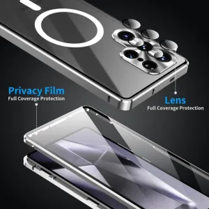 MAGSAFE MAGNETIC Celotelový ochranný kryt Samsung Galaxy S25 Ultra 5G zelený